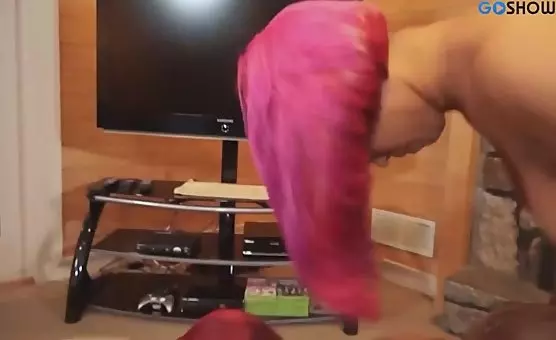 Lesbian BBWs Fucking with StrapOn and Oiled Asses